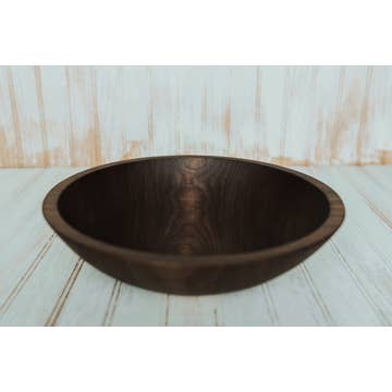 12" Bowl american walnut-Holland Bowl Mill